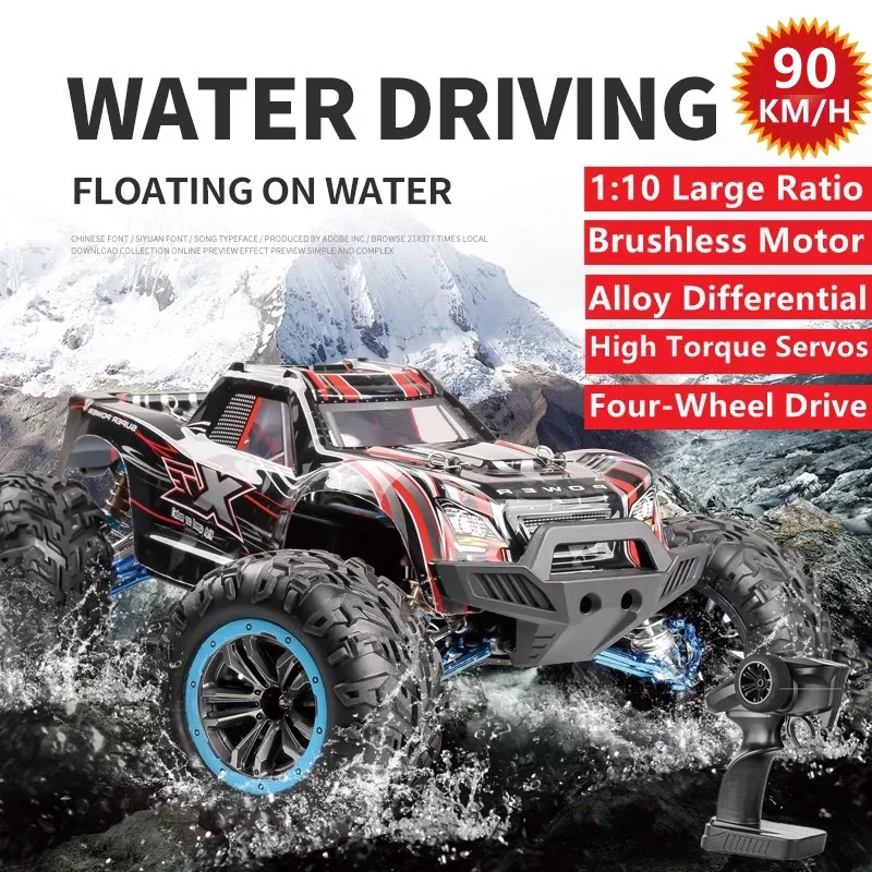 Carro RC 4x4 Brushless 1:10 Alta Velocidad — imagen 2