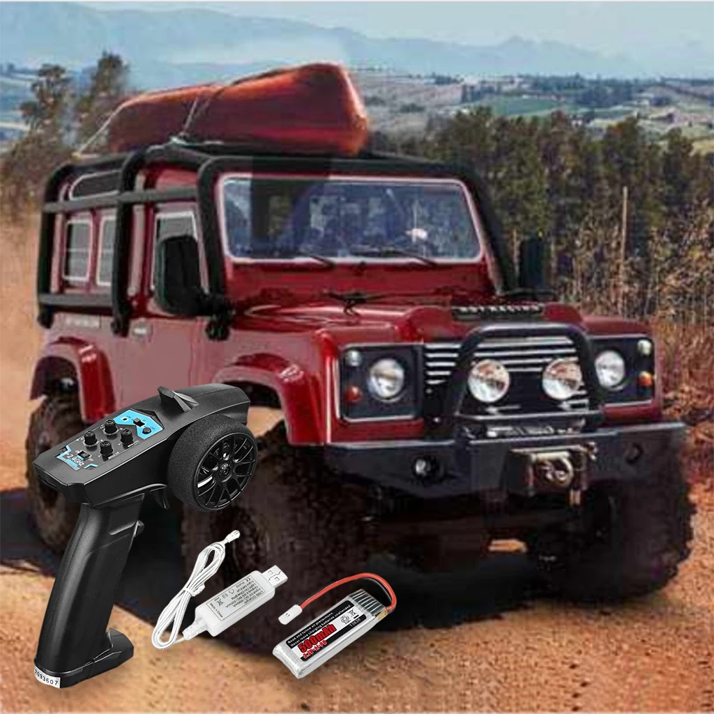 Camioneta RC 4x4 Todoterreno 1:24 Escalada RTR