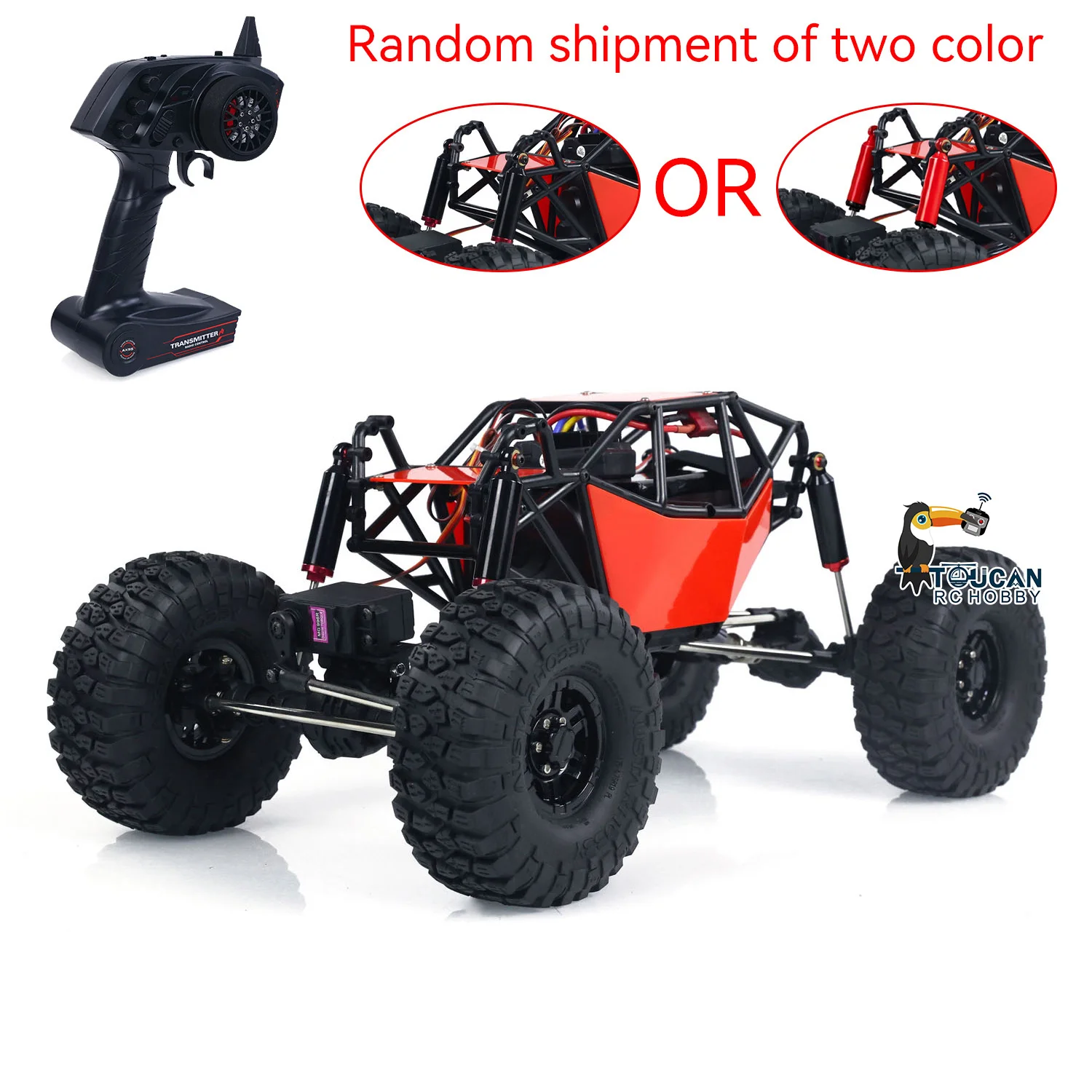 Rock Crawler RC 4x4 Escala 1/10 Todoterreno — imagen 2