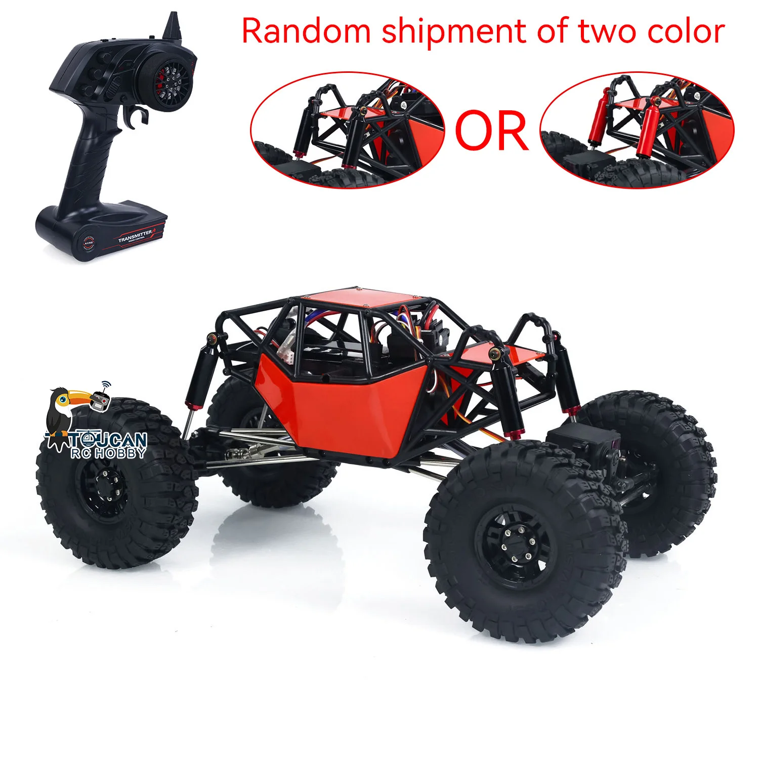 Rock Crawler RC 4x4 Escala 1/10 Todoterreno — imagen 3