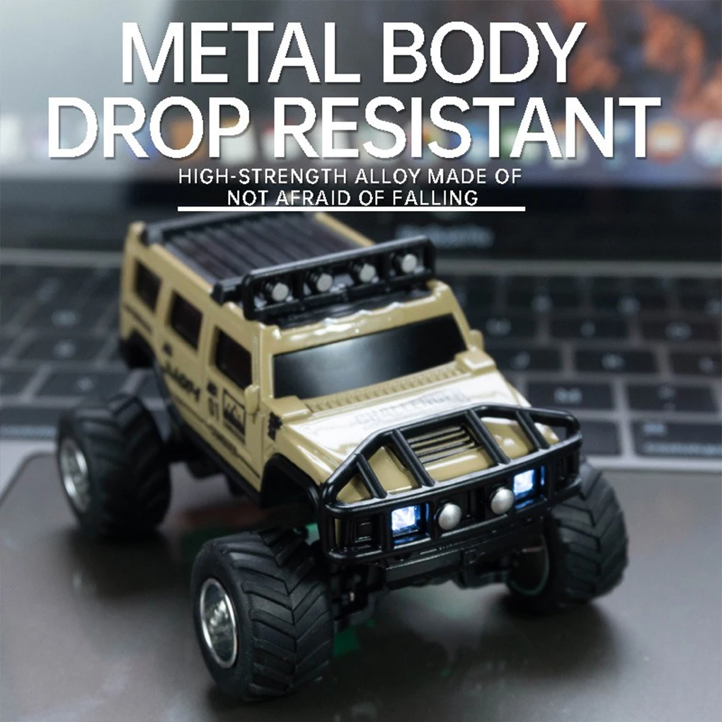 Mini Carro RC 1:64 Todoterreno 2.4G