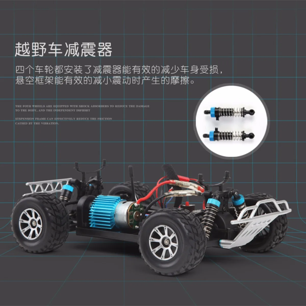 Carro Todoterreno RC 4x4 Escala 1:18 — imagen 1