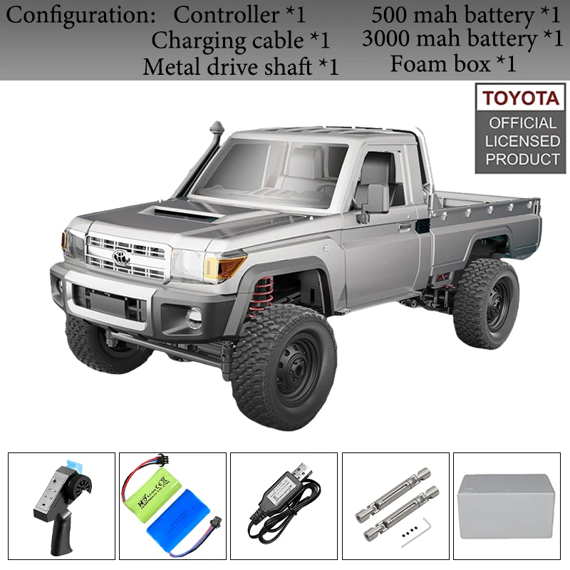 MN82S 4x4 Buggy Escalador RC con Luz LED — imagen 2