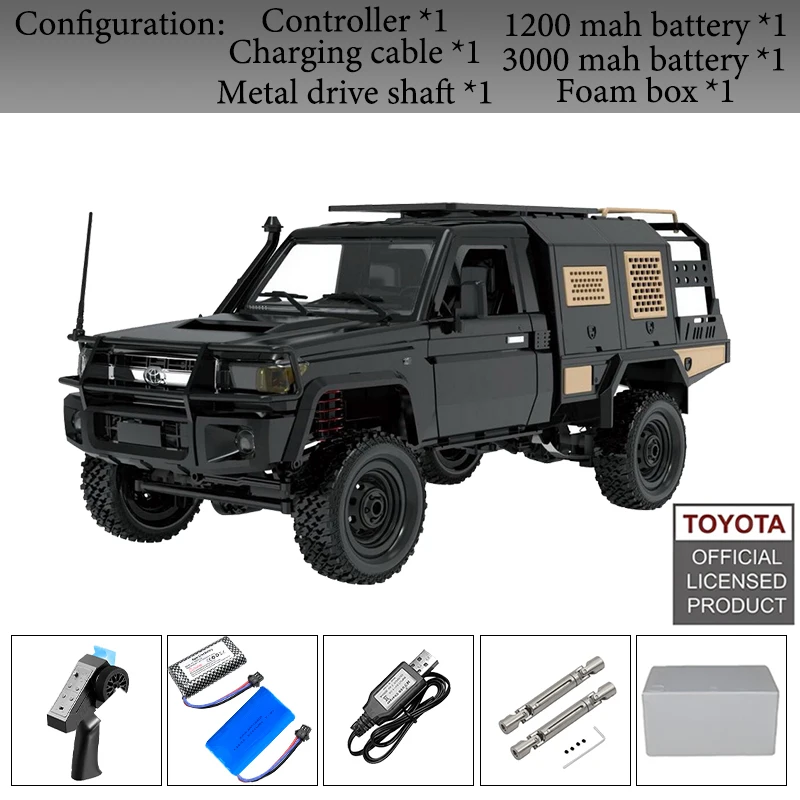 MN82S 4x4 Buggy Escalador RC con Luz LED — imagen 3