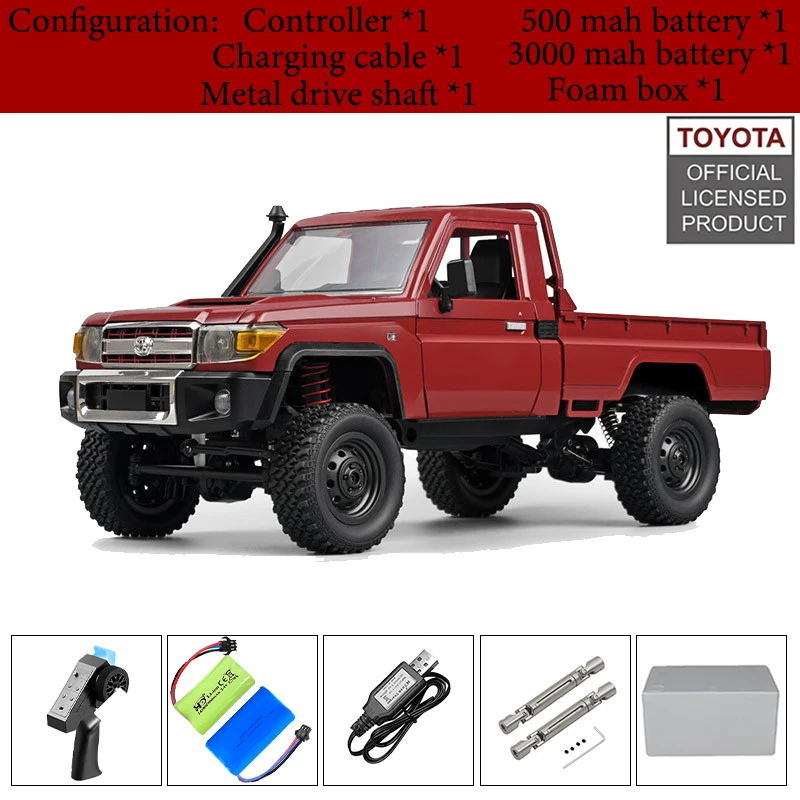 MN82S 4x4 Buggy Escalador RC con Luz LED — imagen 4