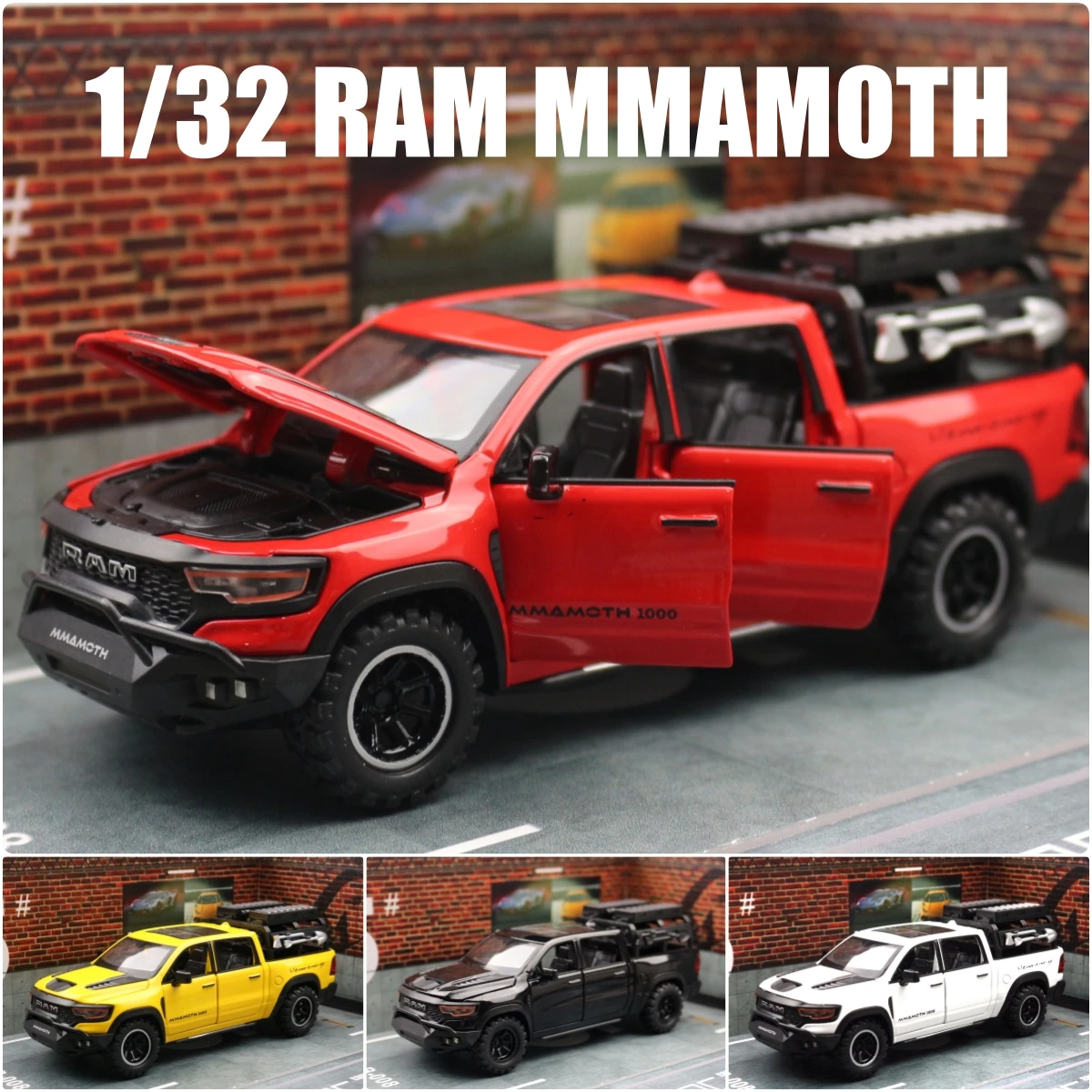 Dodge RAM Mammoth Miniatura Metal Escala 1:32 — imagen 1