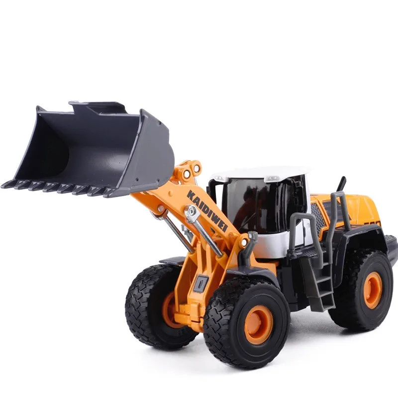 Excavadora sobre Ruedas Miniatura 1:50 Amarilla — imagen 2