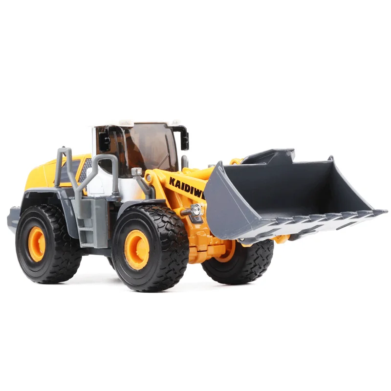 Excavadora sobre Ruedas Miniatura 1:50 Amarilla — imagen 3