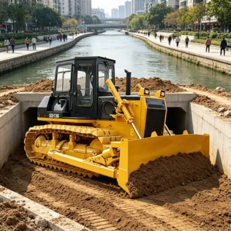 Excavadora de Cadenas 80 HP para Movimiento de Tierras