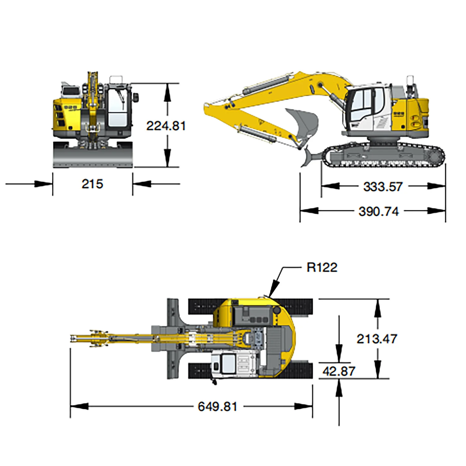 Excavadora Hidráulica RC LR926 Escala 1:14 — imagen 3