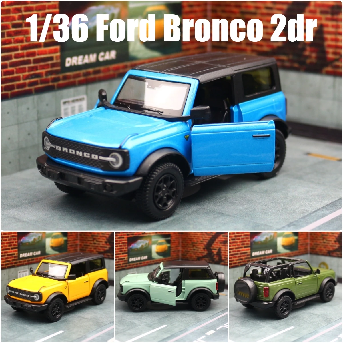 Ford Bronco Diecast 1:36 Miniatura de Colección — imagen 2