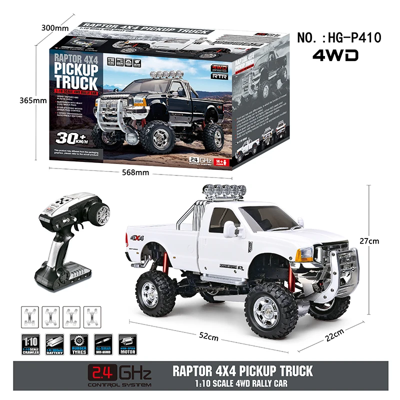 HG P410 1:10 Camioneta Rally 4x4 RC — imagen 1