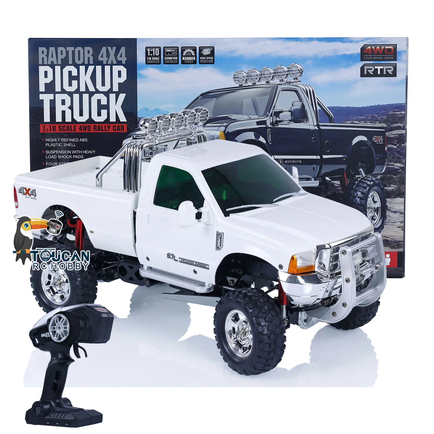 HG P410 1:10 Camioneta Rally 4x4 RC — imagen 3