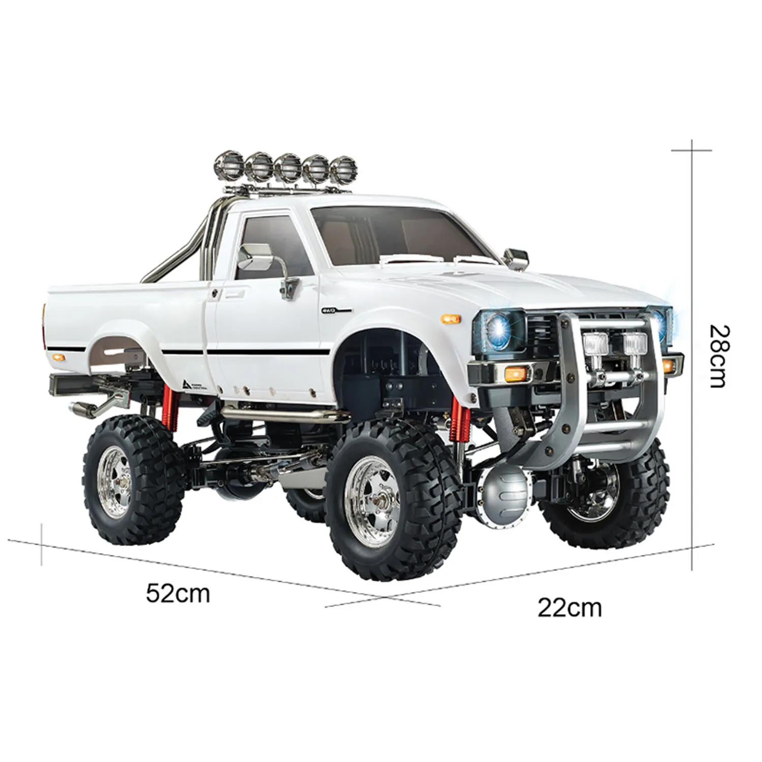 HG P409 1/10 Camioneta Rally 4x4 RC — imagen 3