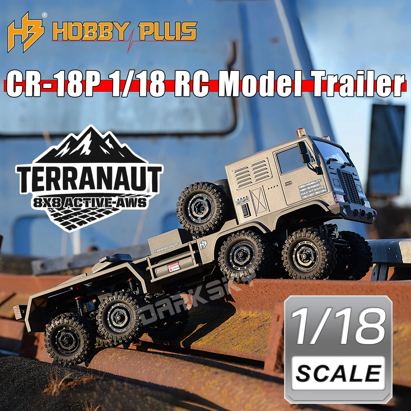 Hobby Plus CR18P Terranaut 8x8 1:18 RTR