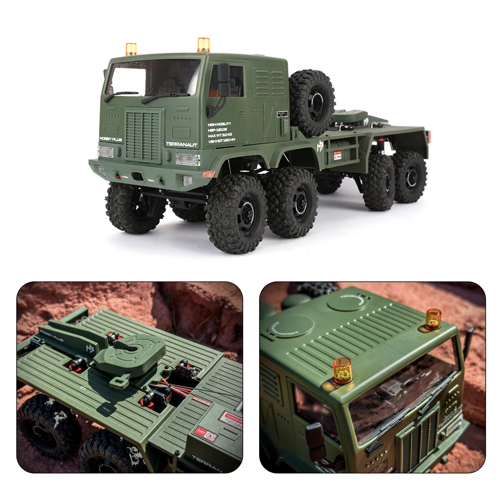 Hobby Plus CR18P Terranaut 8x8 1:18 RTR — imagen 3