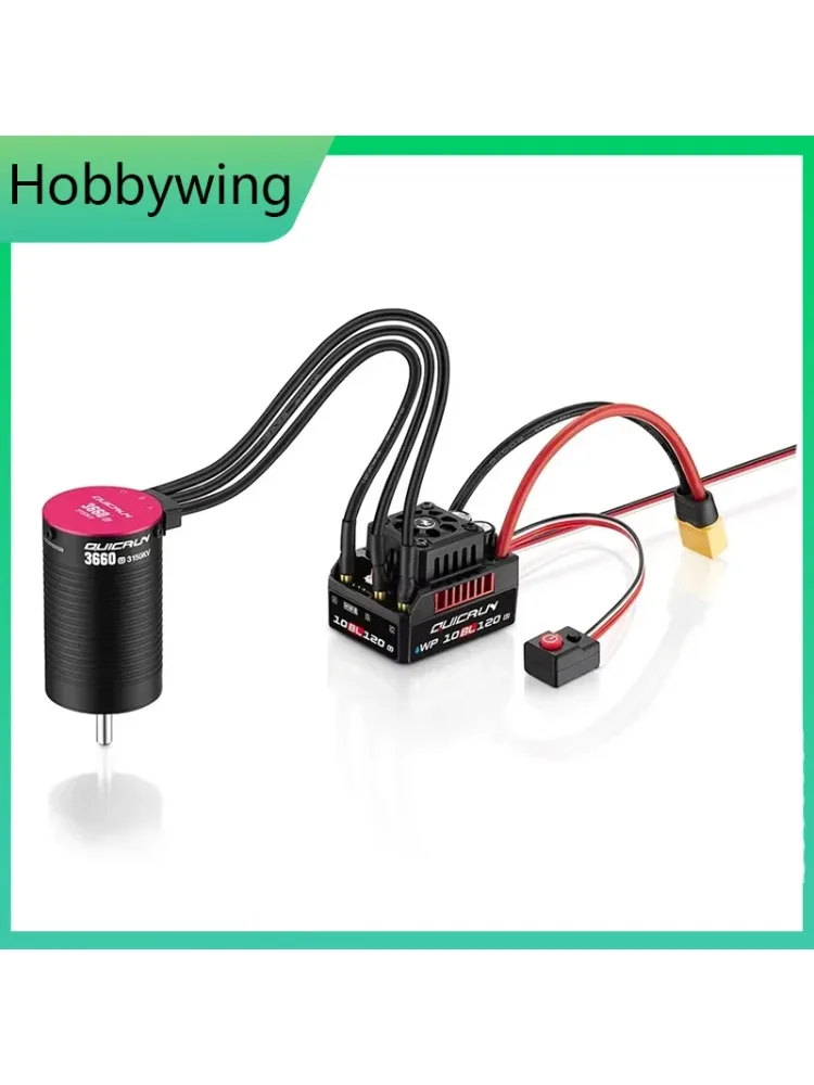 HobbyWing QuicRun WP 10BL120 G2 Combo ESC + Motor 1/10