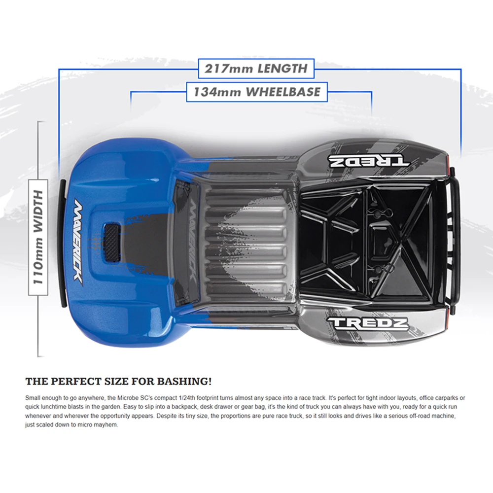 Maverick Microbe SC 1/24 Tracción 2WD — imagen 3
