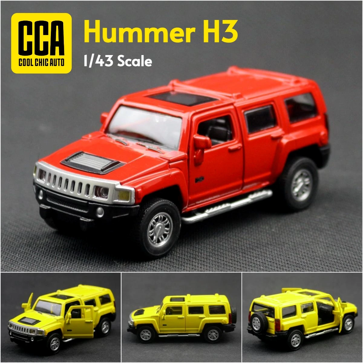 Hummer H3 Escala 1:43 Metal Fundido — imagen 1
