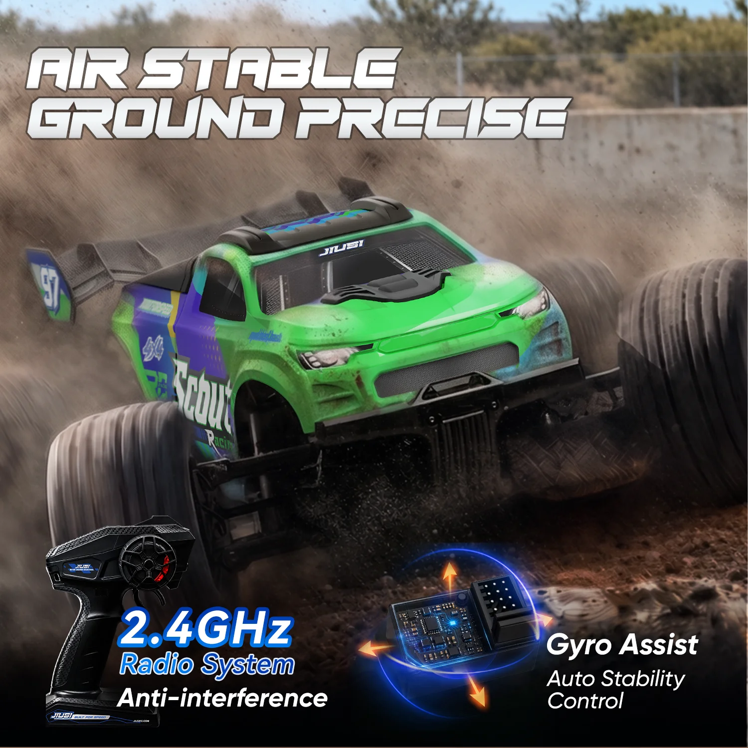 JIUSI SC10 1:10 4WD Brushless — imagen 2