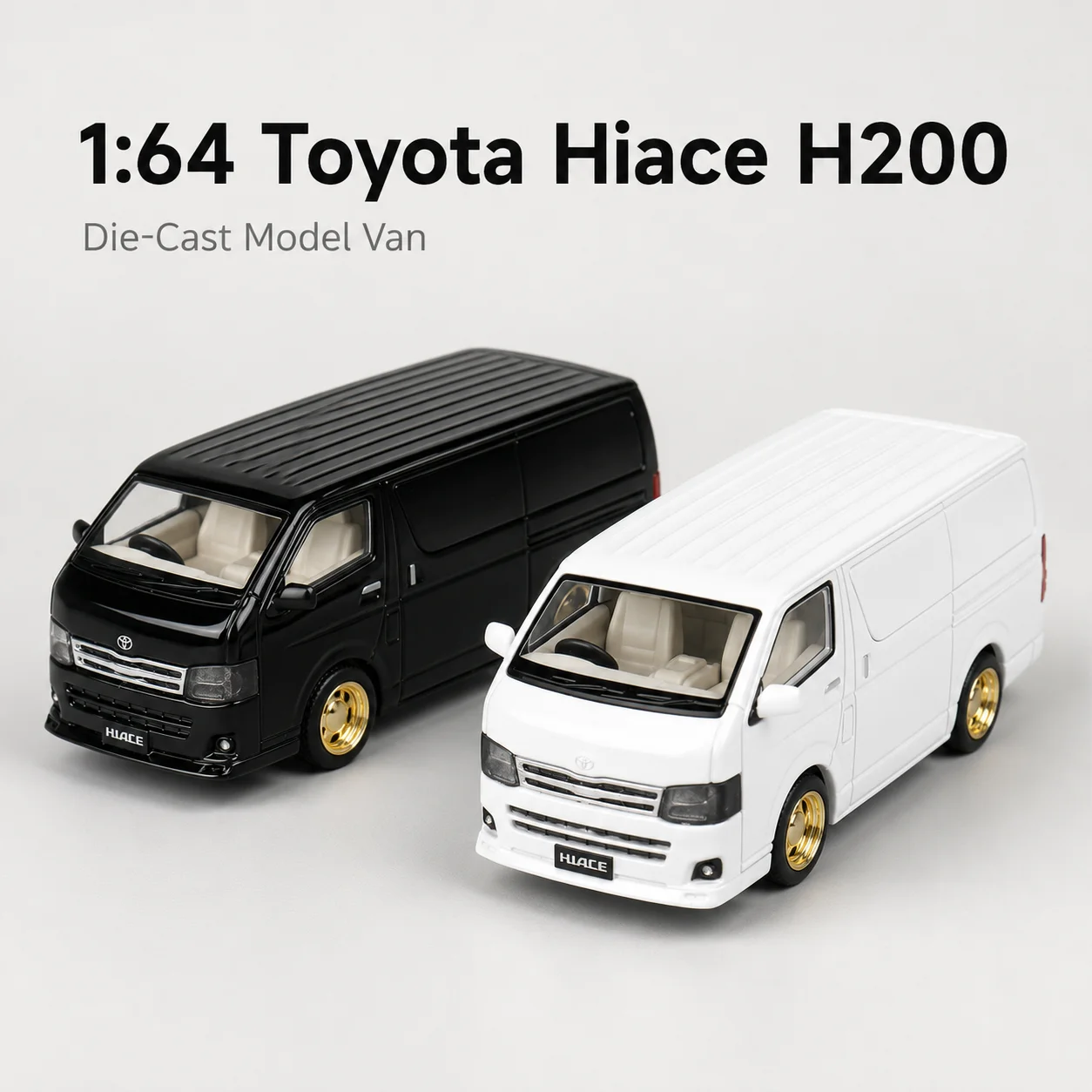 JKM Toyota Hiace H200 Van 1:64 a Escala