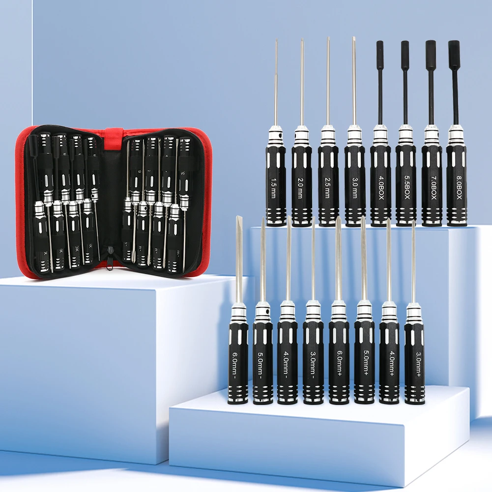 Kit de Destornilladores Hexagonales RC - 16 Piezas — imagen 1