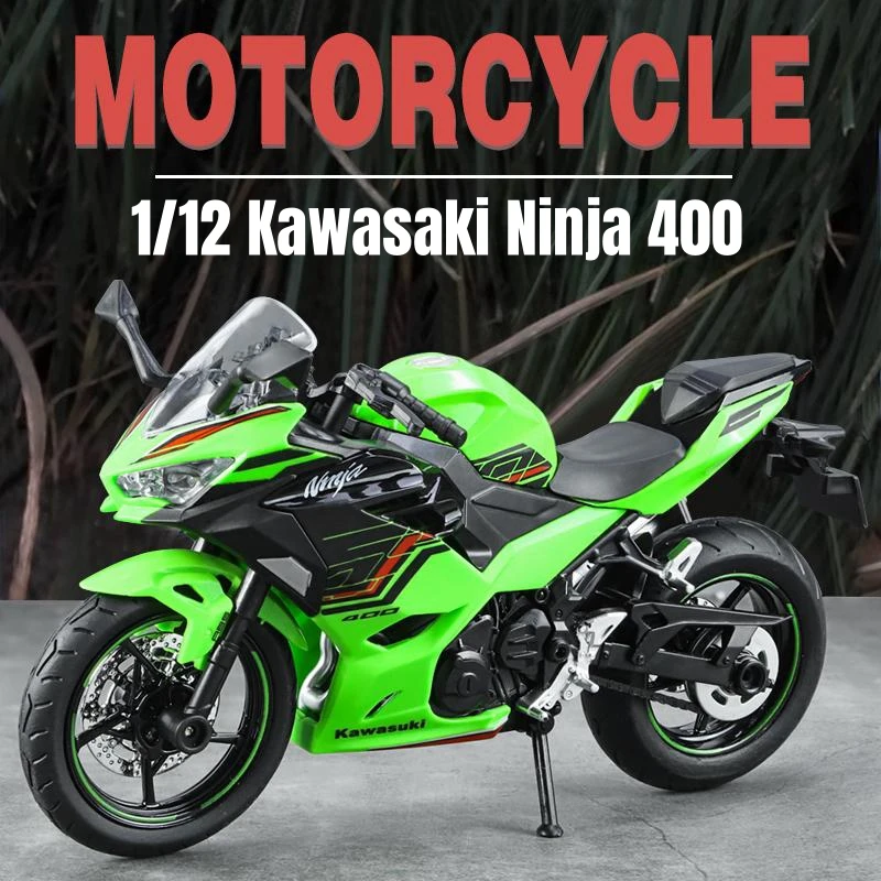 Kawasaki Ninja 400 Escala 1:12 Metal Fundido — imagen 1