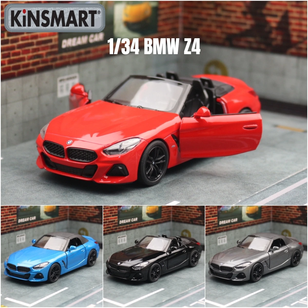 KiNSMART BMW Z4 M40i Roadster 1:34 — imagen 1