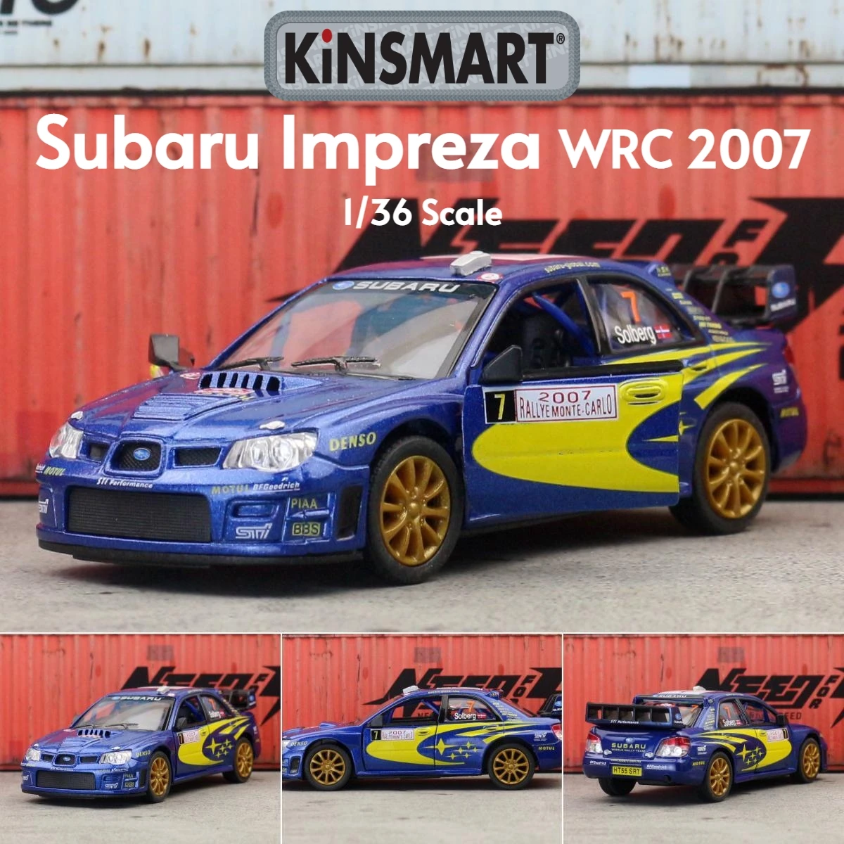 Kinsmart Subaru Impreza WRC Rally 1:36 — imagen 1