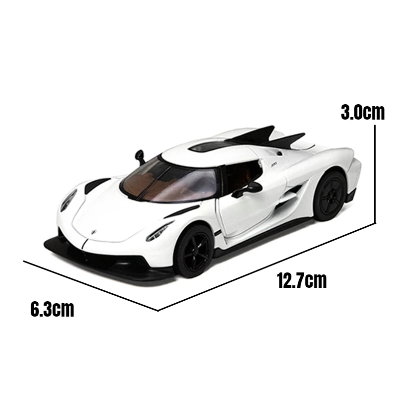 KiNSMART Koenigsegg Jesko Absolut 1:40 Diecast — imagen 6