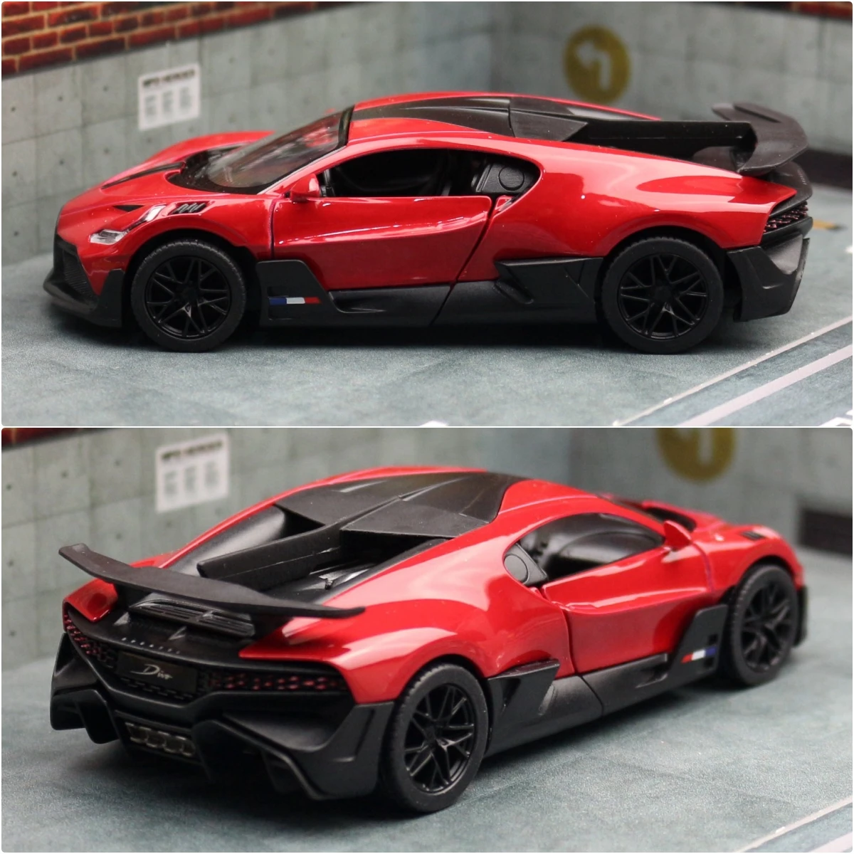 KiNSMART Bugatti Divo 1:38 - Miniatura de Colección — imagen 3