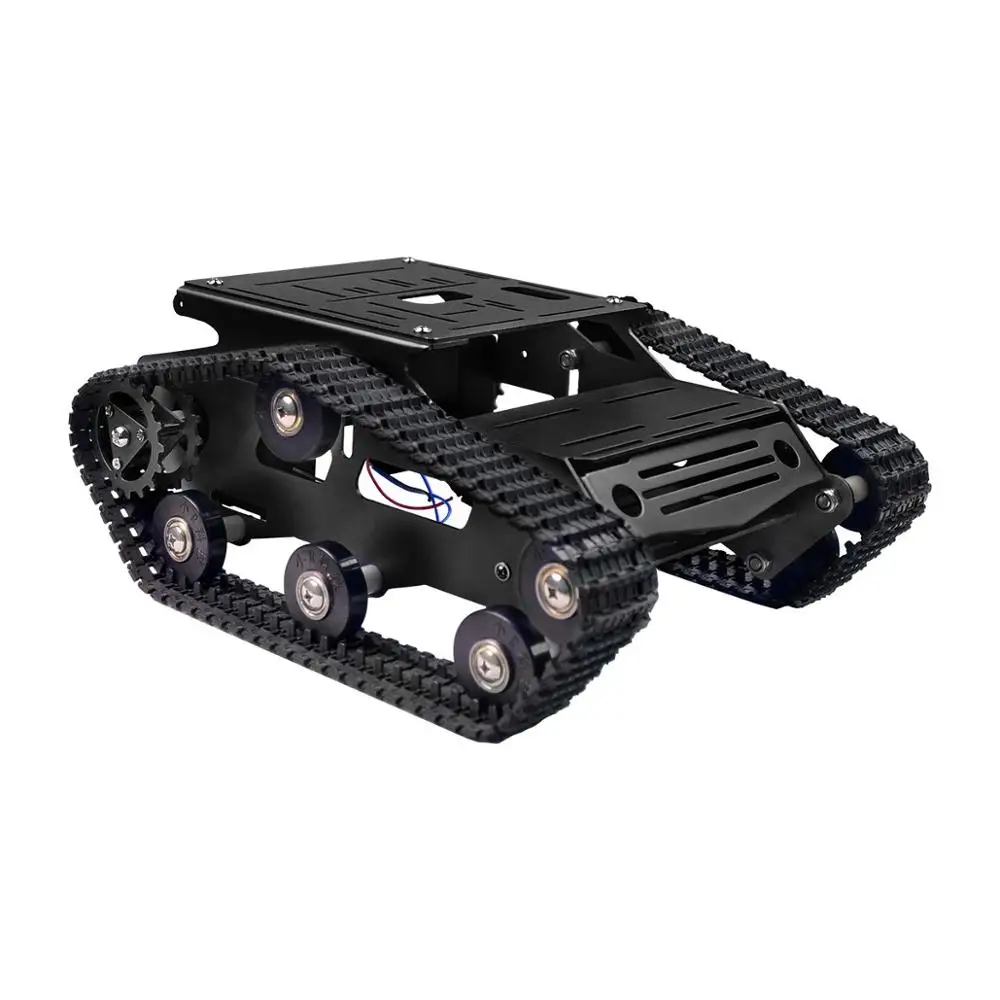 Kit Chasis de Tanque Robótico Aluminio 2WD DIY — imagen 2
