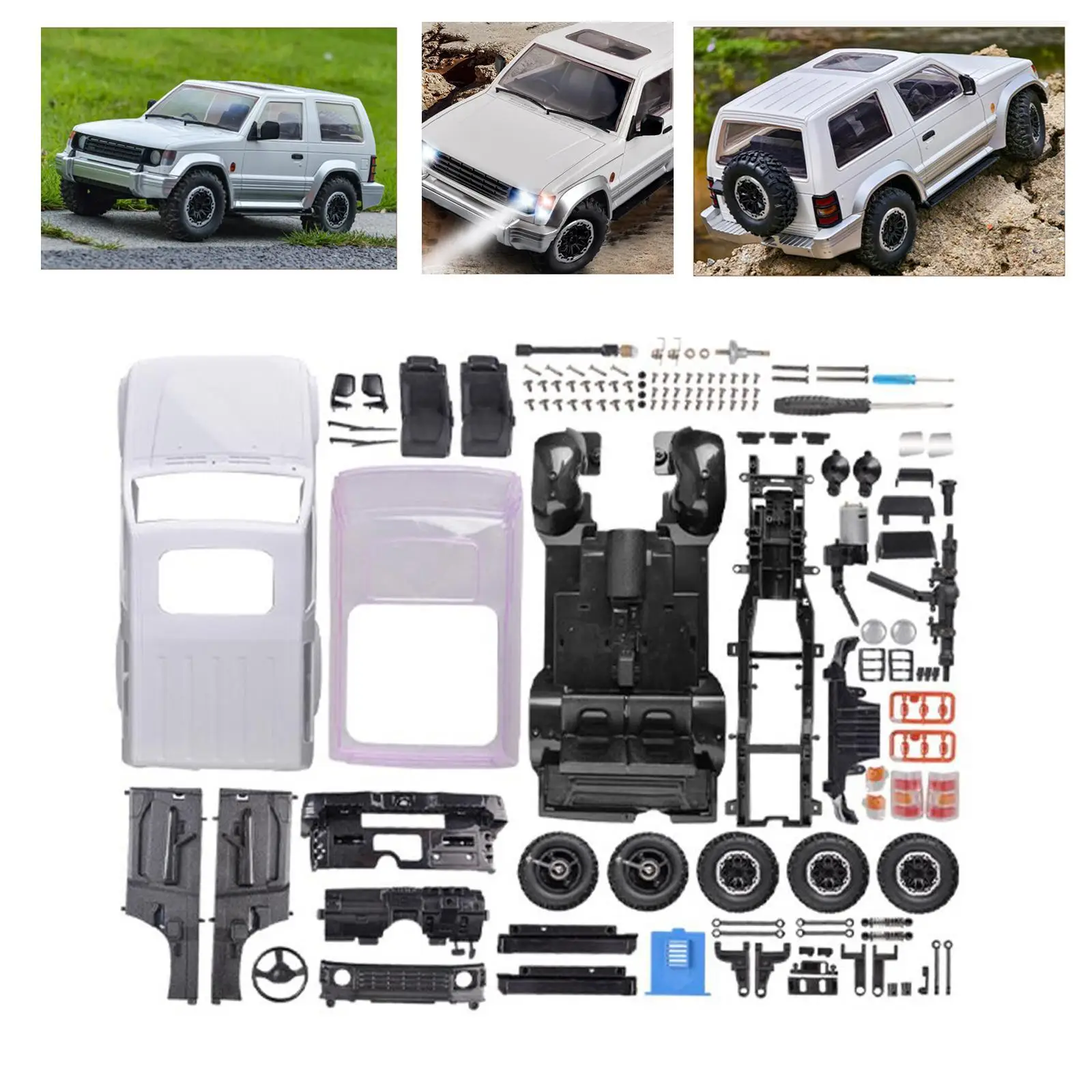 Kit RC Crawler 1:14 4WD Sin Ensamblar — imagen 2