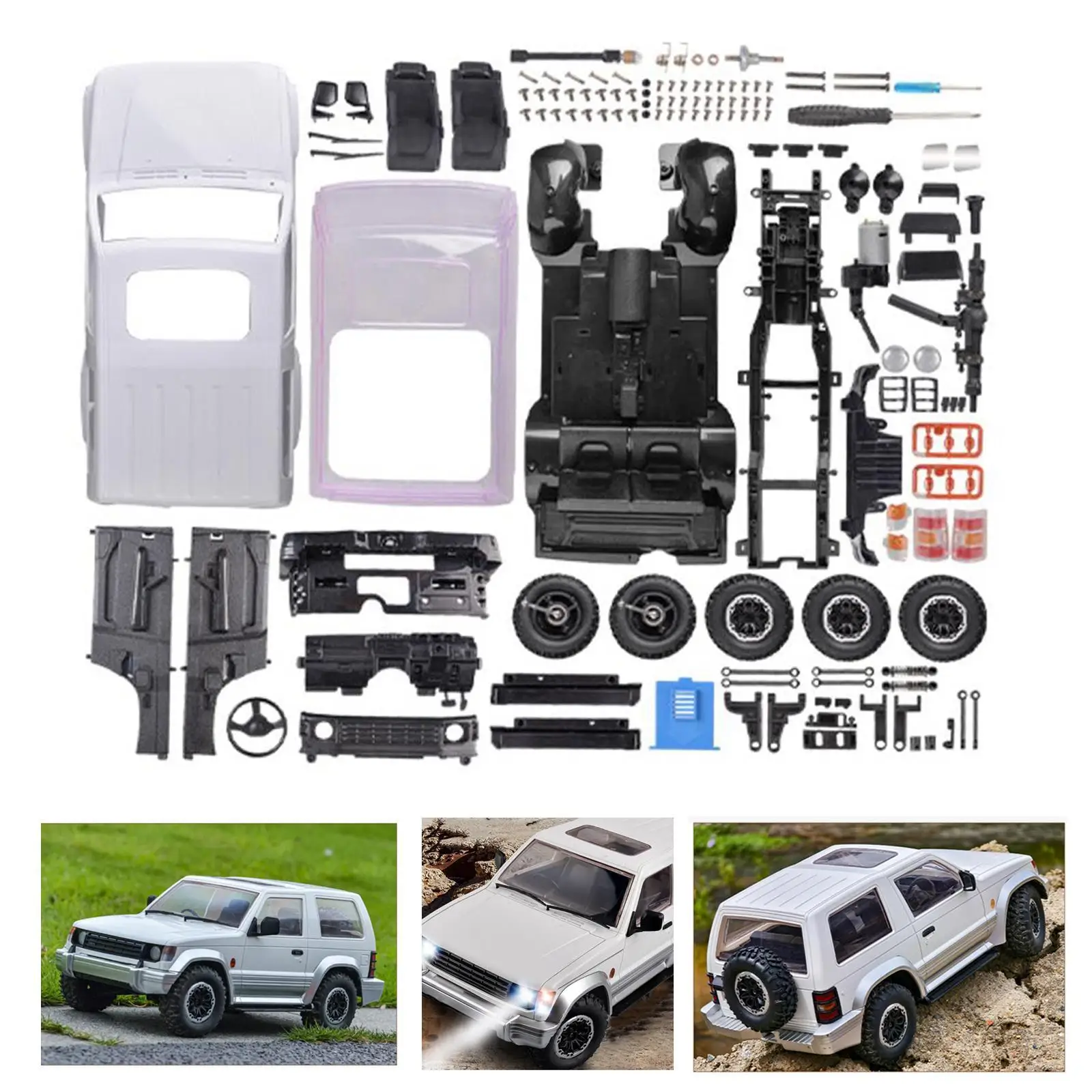 Kit RC Crawler 1:14 4WD Sin Ensamblar — imagen 4