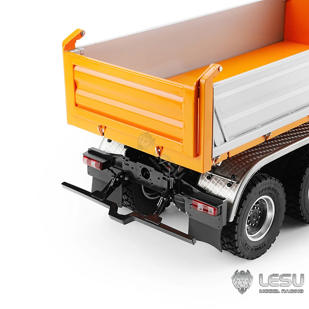 LESU Camión Volquete Hidráulico 1:14 Naranja RTR — imagen 2