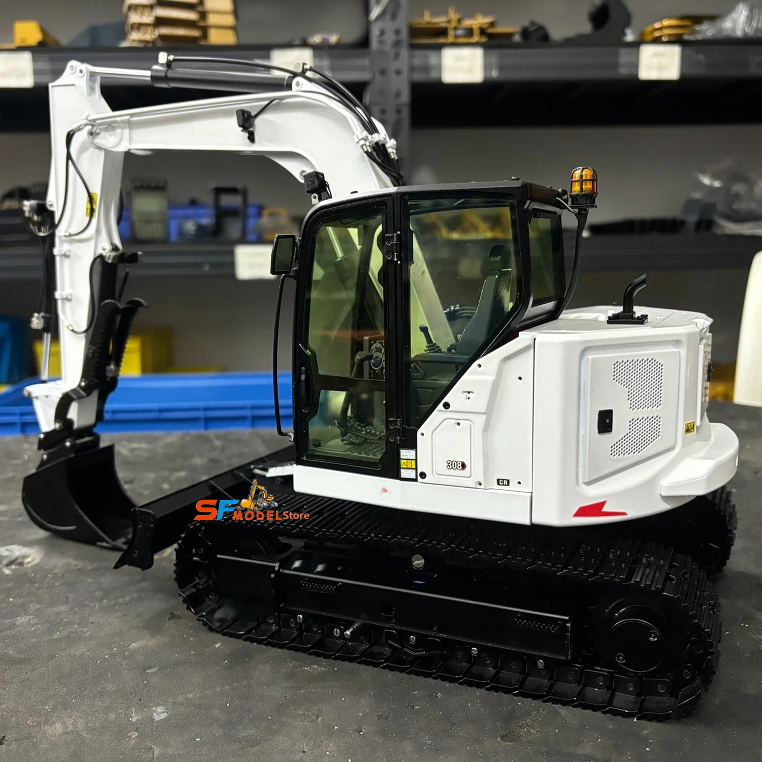 Huina C308 Miniexcavadora RC 1:14 Metal — imagen 4