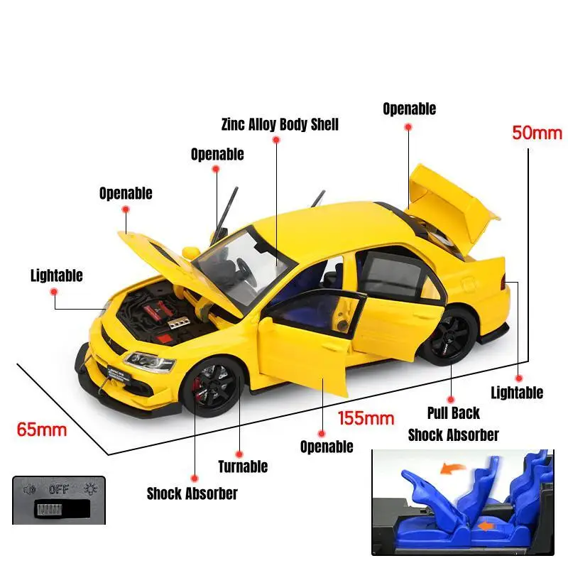 Mitsubishi Lancer EVO X Final Edition 1:32 — imagen 3