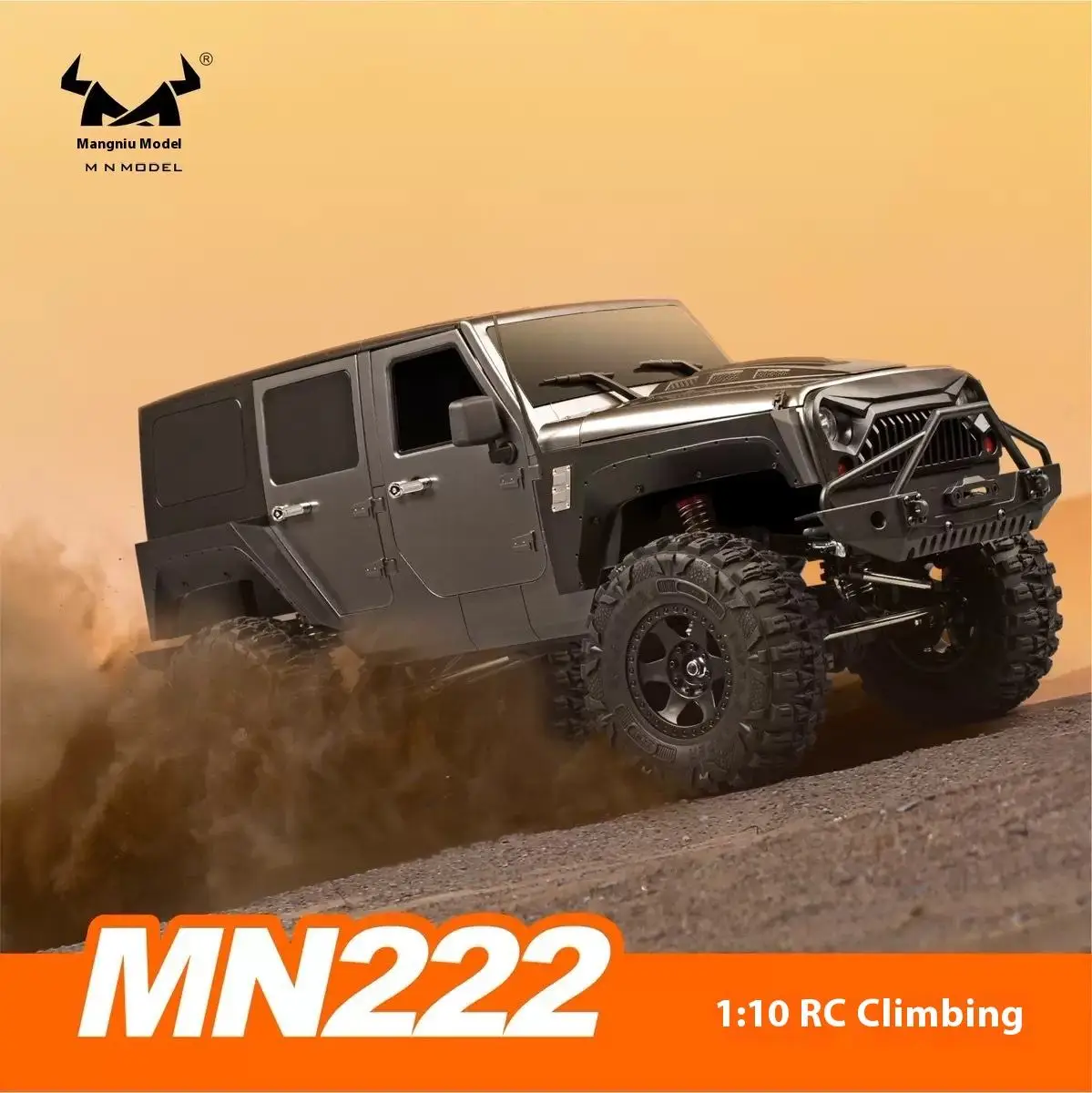 MN222 Pickup RC Todoterreno Escala 1:10 4x4 — imagen 3