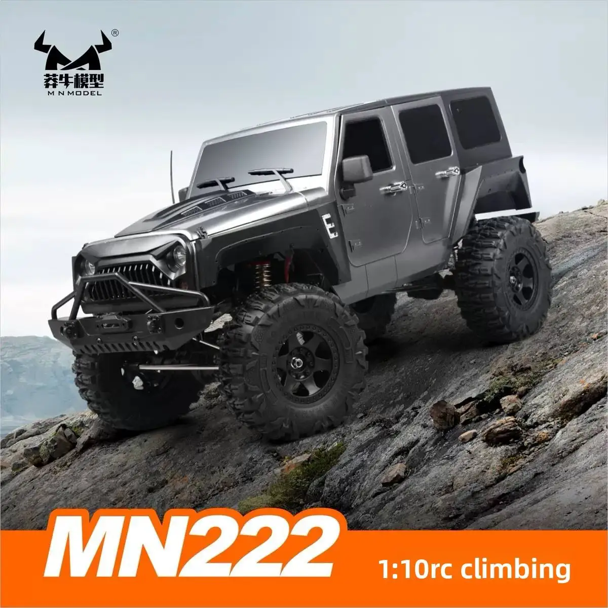 MN222 Pickup RC Todoterreno Escala 1:10 4x4 — imagen 4