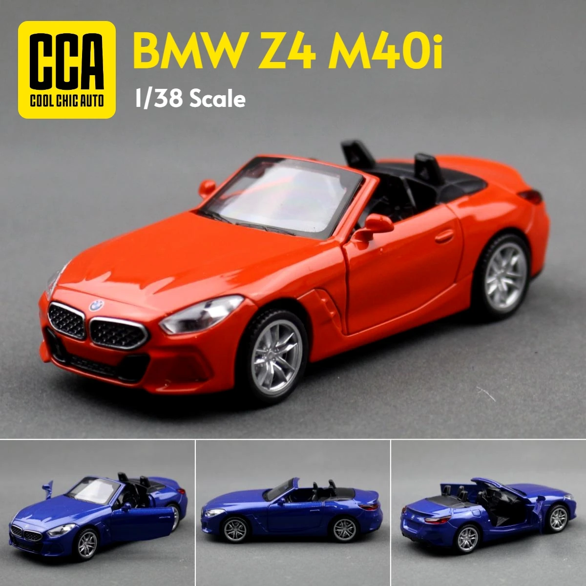 BMW Z4 M40i Escala 1:38 Metal Fundido — imagen 1