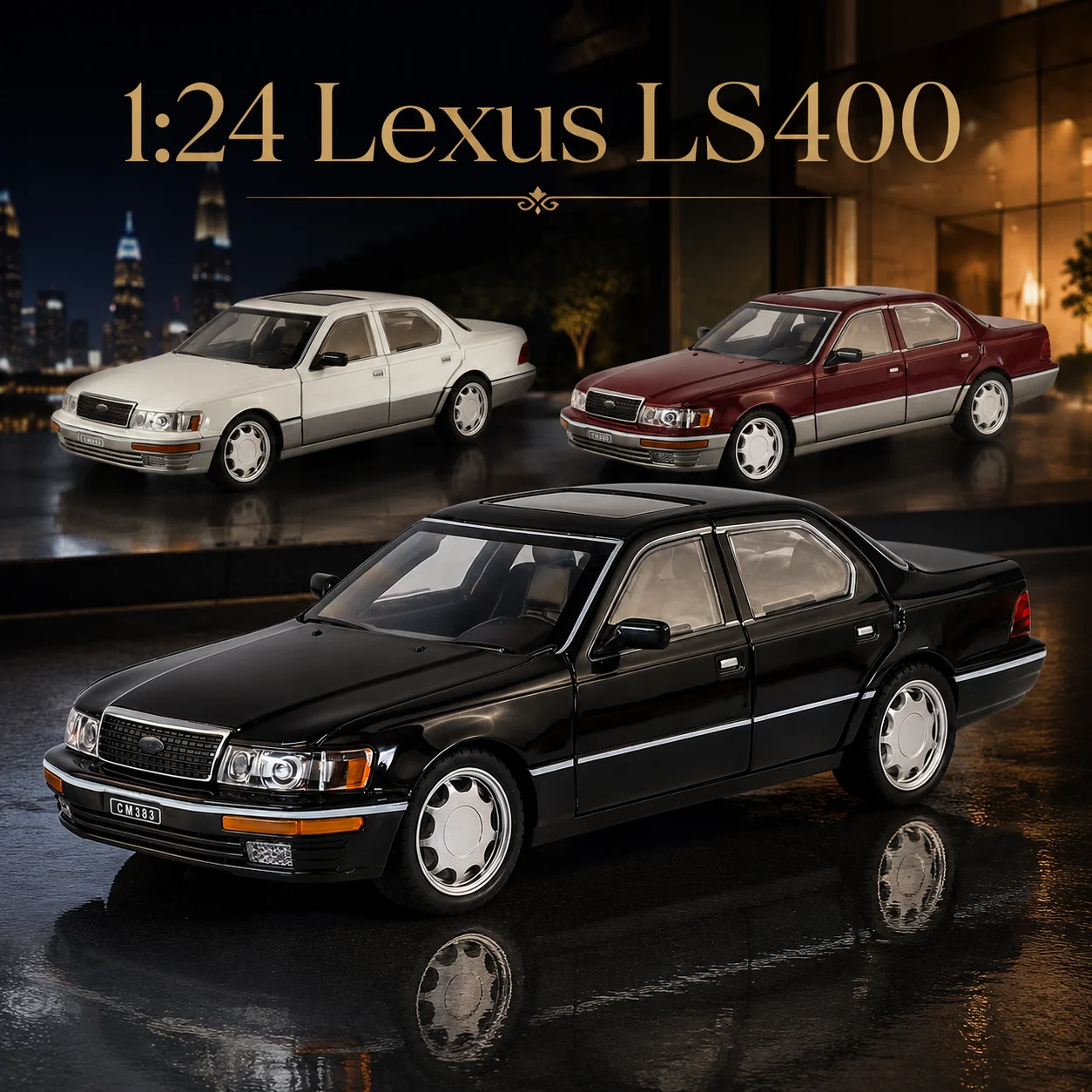 Lexus LS400 Escala 1:24 Modelo a Escala — imagen 1