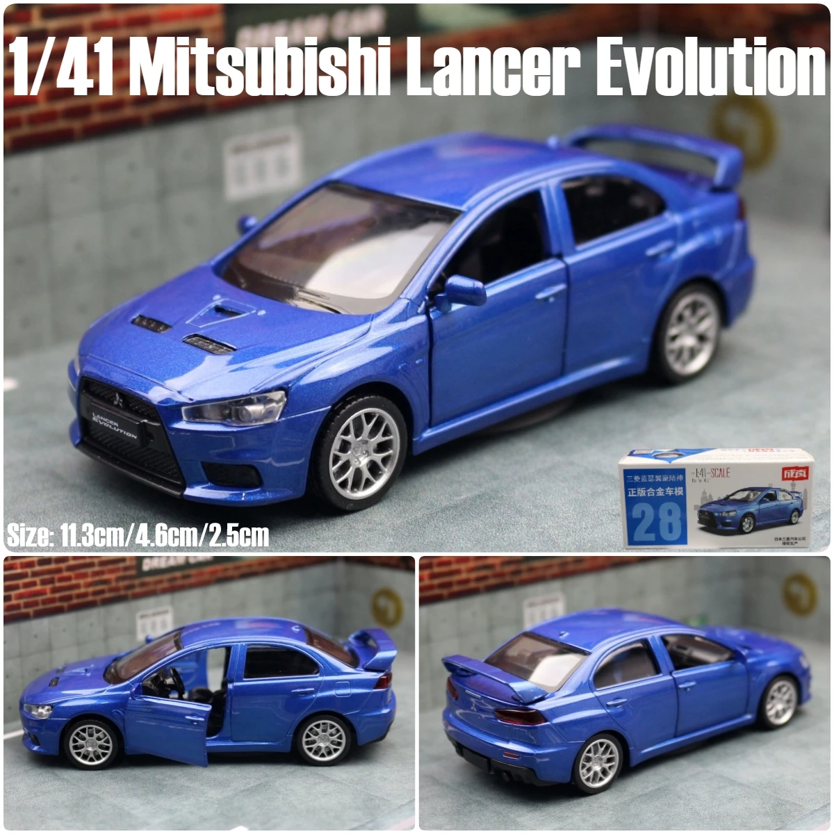 Mitsubishi Lancer Evolution EVO X Escala 1:41 — imagen 4