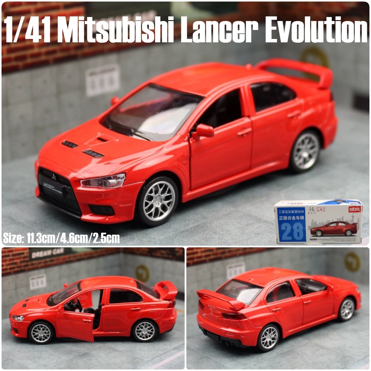 Mitsubishi Lancer Evolution EVO X Escala 1:41 — imagen 5