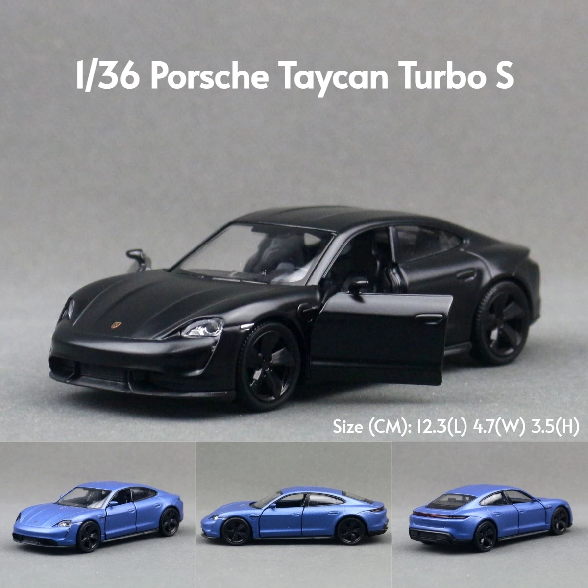RMZ City Porsche Taycan 1:36 Diecast — imagen 1