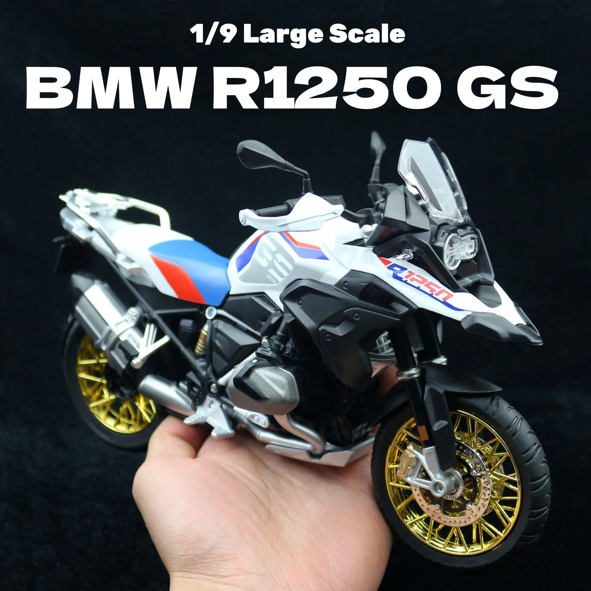 BMW R1250 GS Escala 1:9 Miniatura Metal — imagen 1
