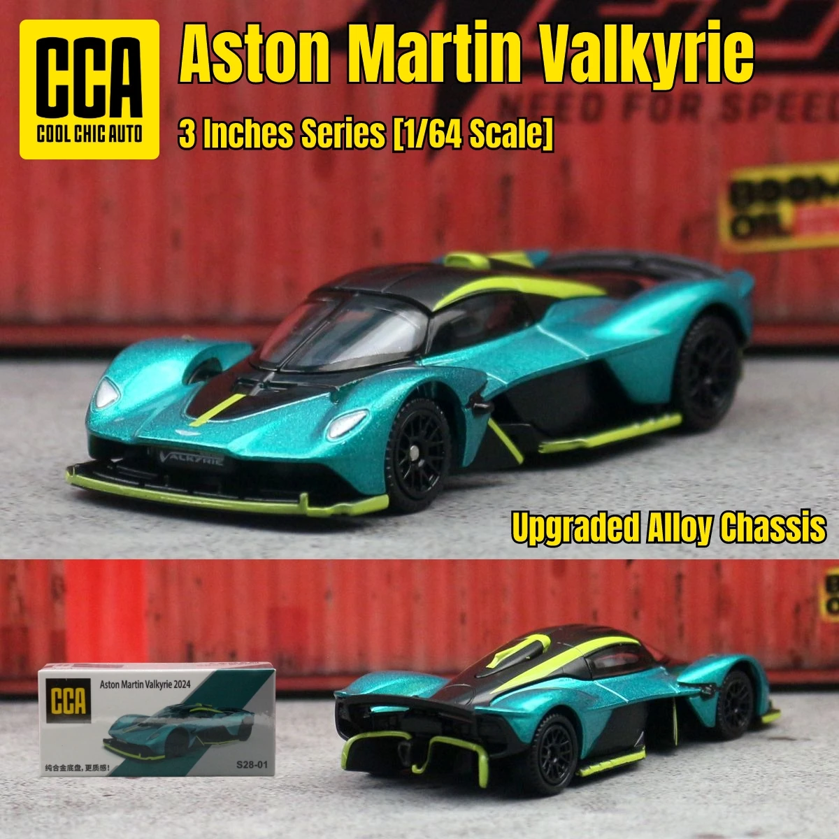 Aston Martin Valkyrie Miniatura 1:64 Diecast