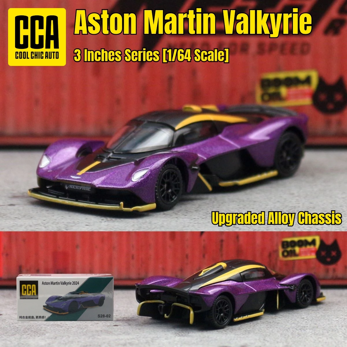 Aston Martin Valkyrie Miniatura 1:64 Diecast — imagen 2