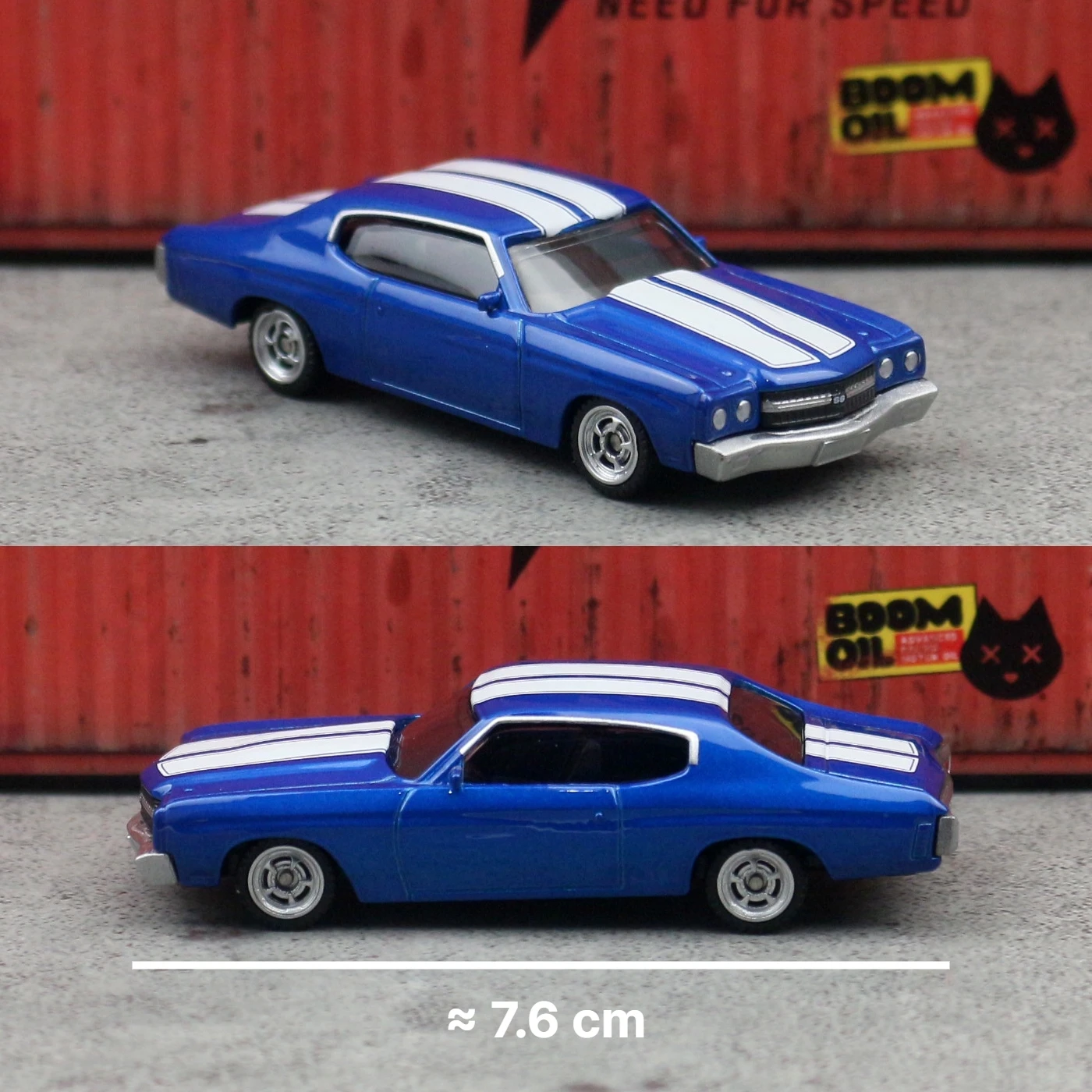 Chevrolet Chevelle 454 1970 Escala 1:64 Diecast — imagen 3