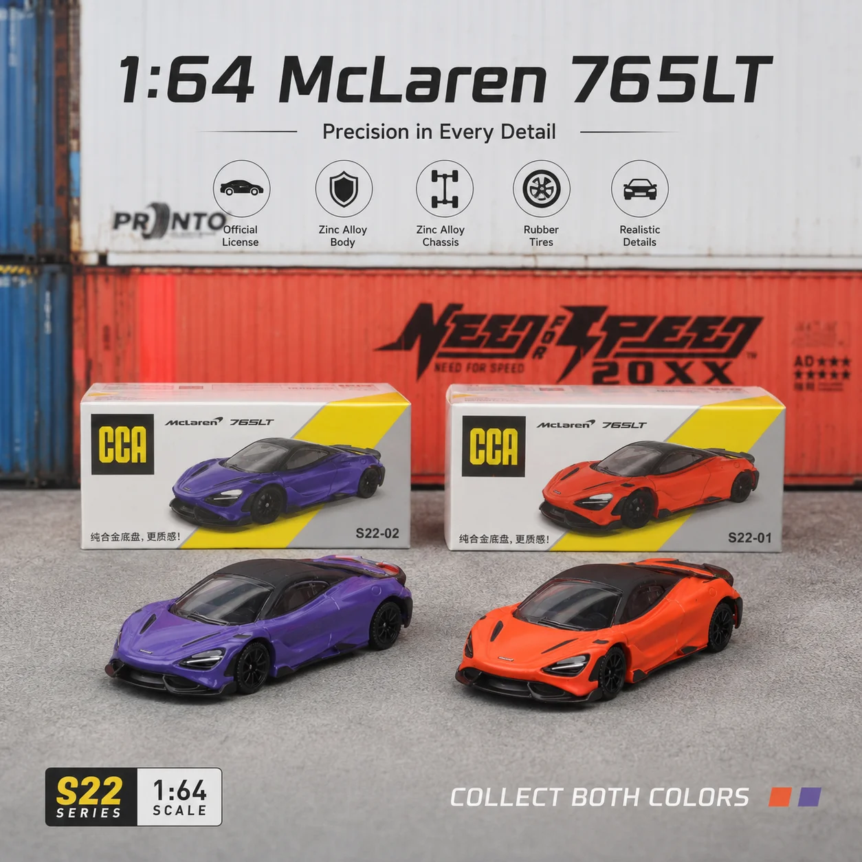 McLaren 765LT Miniatura Escala 1:64 — imagen 1