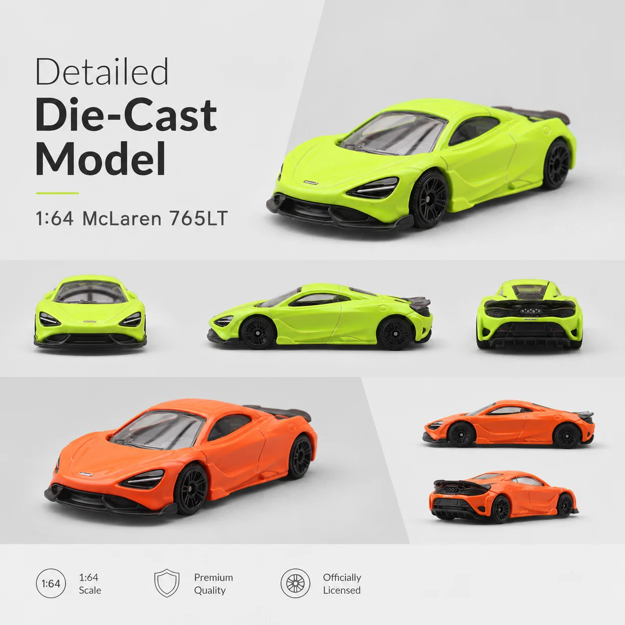 McLaren 765LT Miniatura Escala 1:64 — imagen 4